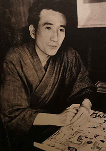 太宰治　自宅にて　1947年(昭和22年)