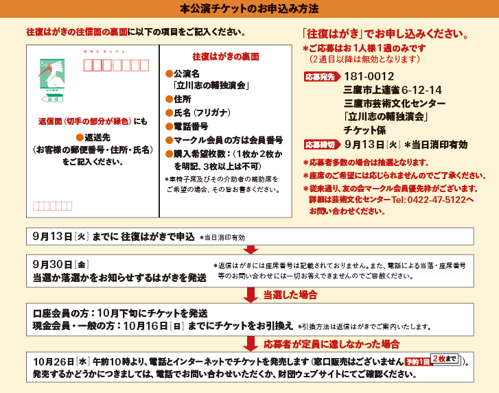 立川志の輔独演会