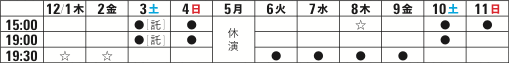 スケジュール