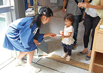 昨年の案内係の模様