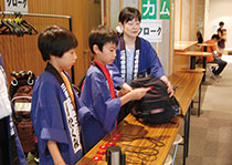 昨年の案内係の模様