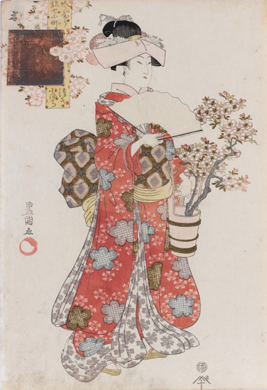 東洲斎写楽　《三世沢村宗十郎の大岸蔵人》　錦絵大判