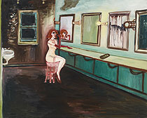 《古い楽屋》1996年　101.6×127.0cm