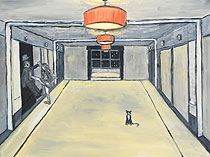《ぼくは何も見てないよ》2009年　76.0×101.6cm
